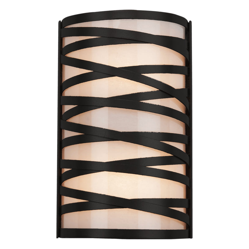 Hammerton Studio - CSB0013-12-MB-F-E1 - Two Light Wall Sconce - Tempest - Matte Black