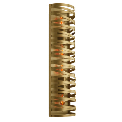 Hammerton Studio - CSB0013-24-GB-0-E2 - Four Light Wall Sconce - Tempest - Gilded Brass