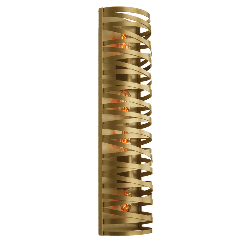 Hammerton Studio - CSB0013-24-GB-0-E2 - Four Light Wall Sconce - Tempest - Gilded Brass