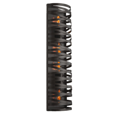 Hammerton Studio - CSB0013-24-MB-0-E2 - Four Light Wall Sconce - Tempest - Matte Black