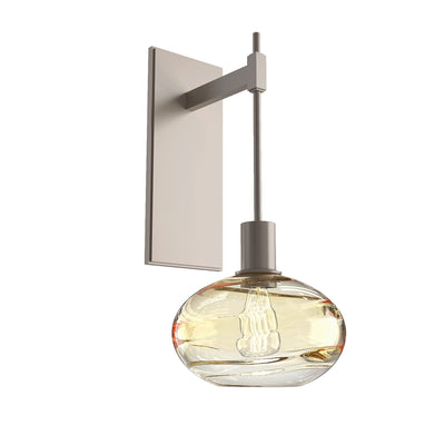 Hammerton Studio - IDB0036-18-BS-OA-E2 - One Light Wall Sconce - Coppa - Metallic Beige Silver