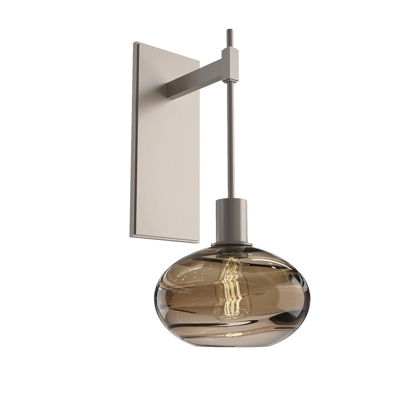 Hammerton Studio - IDB0036-18-BS-OB-E2 - One Light Wall Sconce - Coppa - Metallic Beige Silver