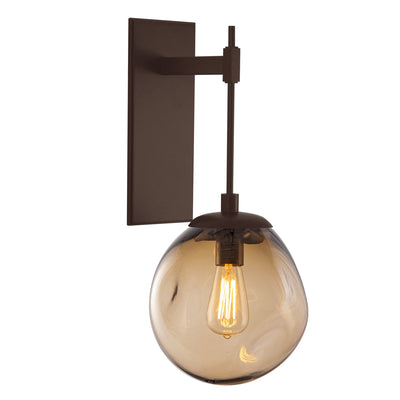 Hammerton Studio - IDB0062-22-FB-B-E2 - One Light Wall Sconce - Aster-Incand - Flat Bronze