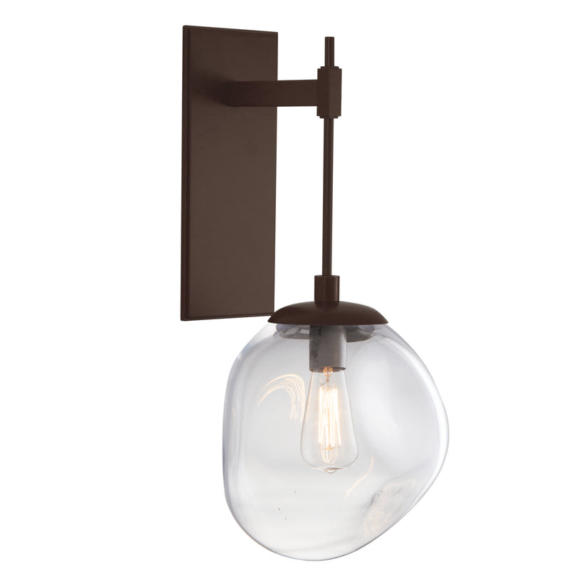 Hammerton Studio - IDB0062-22-FB-C-E2 - One Light Wall Sconce - Aster-Incand - Flat Bronze
