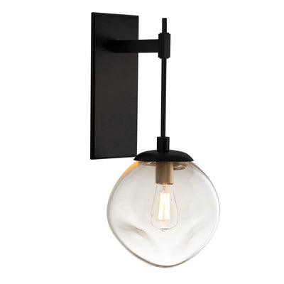 Hammerton Studio - IDB0062-22-MB-A-E2 - One Light Wall Sconce - Aster-Incand - Matte Black
