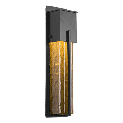 Hammerton Studio - ODB0055-16-TB-BG-L2 - LED Wall Sconce - Outdoor-Square - Textured Black