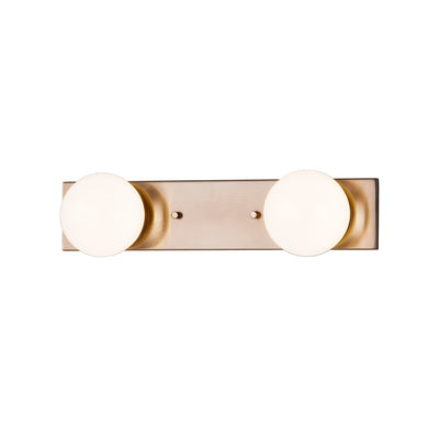 Justice Designs - FSN-4042-CLOP-BRSS - LED Bath Bar - Luna - Brushed Brass