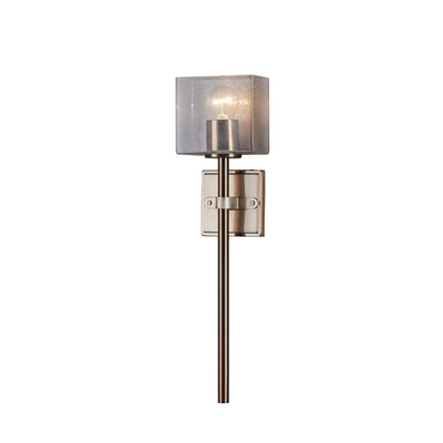 Justice Designs - FSN-4391-SEED-BRSS - One Light Wall Sconce - Spruce - Brushed Brass