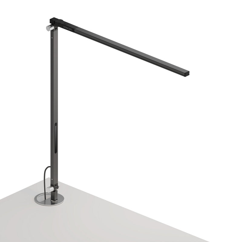Koncept - AR1000-CD-MBK-GRM - LED Desk Lamp - Z-Bar - Metallic black