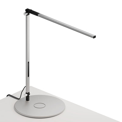 Koncept - AR1000-CD-SIL-QCB - LED Desk Lamp - Z-Bar - Silver