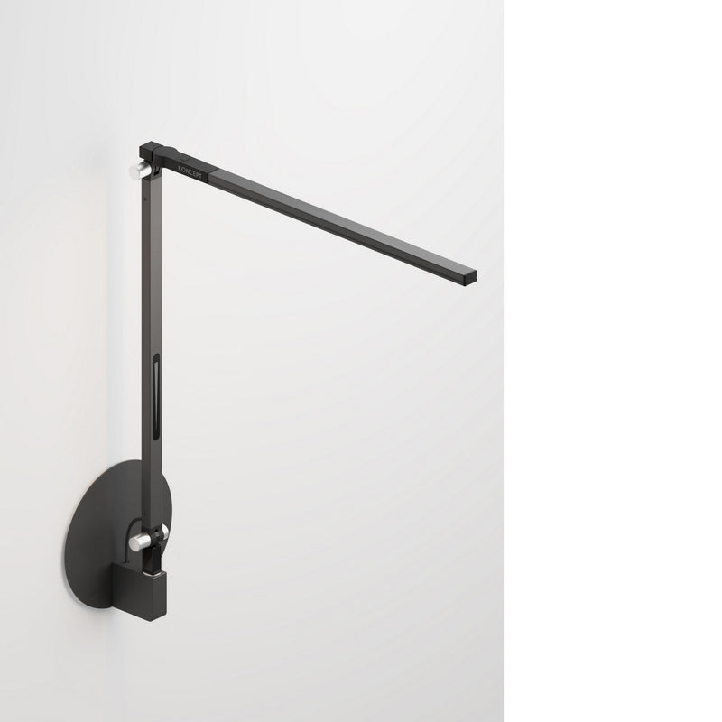 Koncept - AR1100-CD-MBK-HWS - LED Desk Lamp - Z-Bar - Metallic black