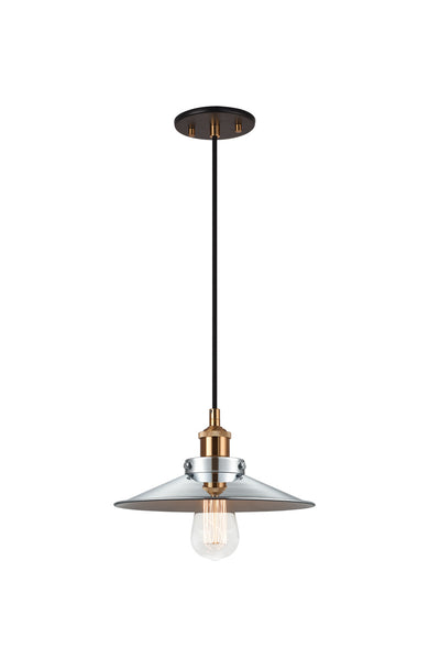 Matteo Lighting - C46111AGCH - One Light Pendant - Bulstrode'S Workshop - Aged Gold Brass