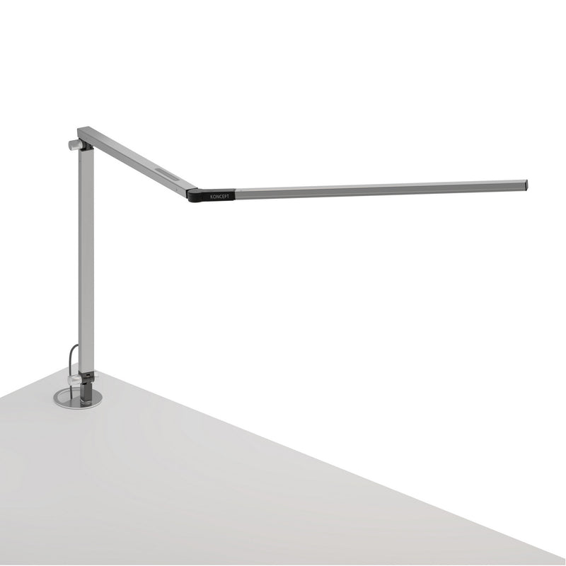 Koncept - AR3000-CD-SIL-GRM - LED Desk Lamp - Z-Bar - Silver