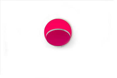 Koncept - GRW-S-CRM-MHP-HW - LED Wall Sconce - Gravy - Chrome body, matte hot pink face plates