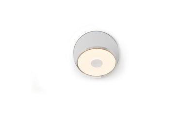 Koncept - GRW-S-CRM-SIL-HW - LED Wall Sconce - Gravy - Chrome body, silver face plates