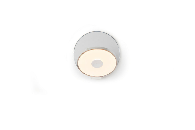 Koncept - GRW-S-CRM-SIL-PI - LED Wall Sconce - Gravy - Chrome body, silver face plates