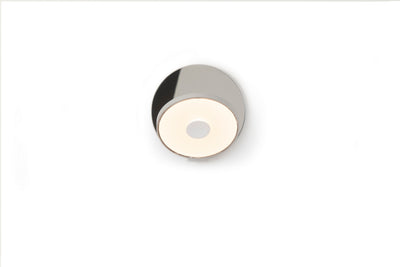 Koncept - GRW-S-SIL-CRM-PI - LED Wall Sconce - Gravy - Silver body, chrome face plates