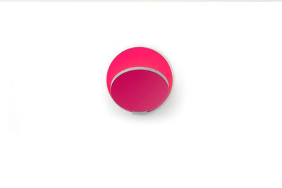 Koncept - GRW-S-SIL-MHP-PI - LED Wall Sconce - Gravy - Silver body, matte hot pink plates