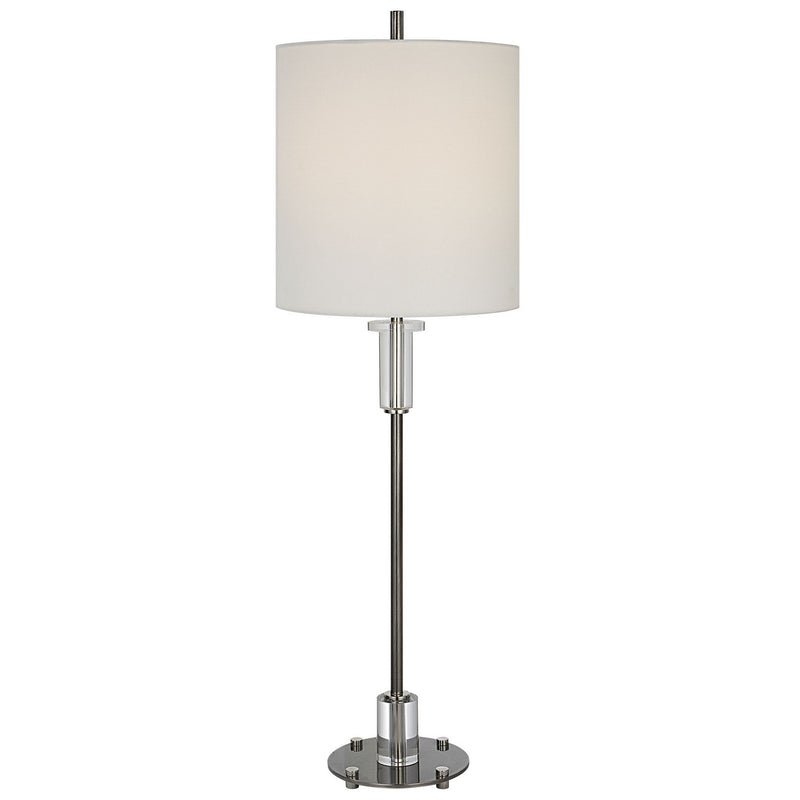 Uttermost - 29875-1 - One Light Buffet Lamp - Aurelia - Polished Nickel