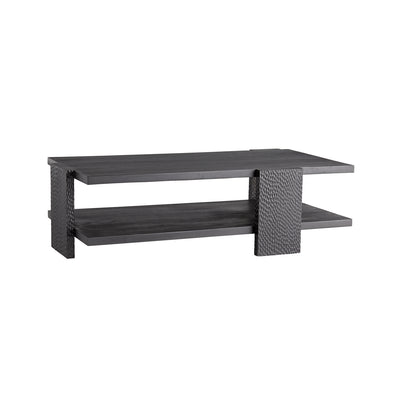 Arteriors - 4900 - Cocktail Table - Aiden - Handcarved Soft Black Waxed