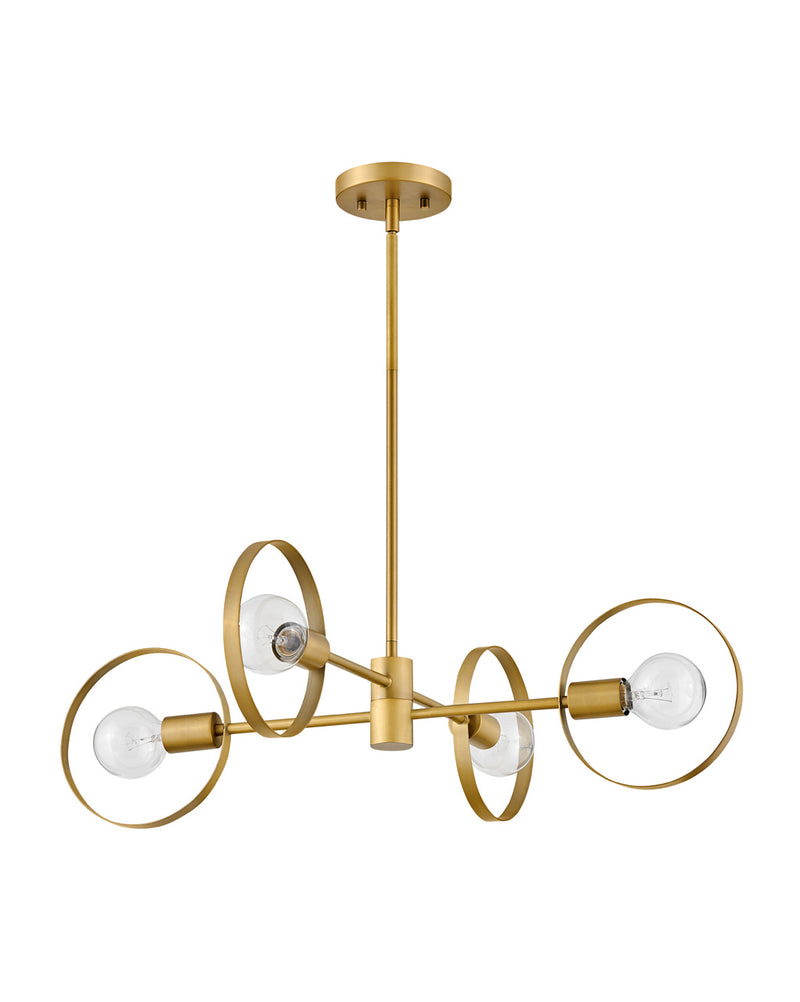 Hinkley - 37294LCB - LED Foyer Pendant - Desi - Lacquered Brass