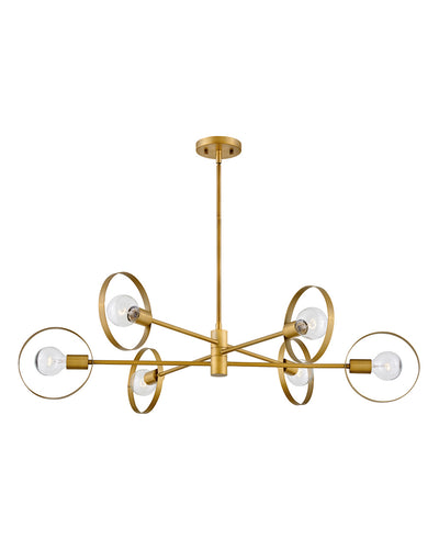 Hinkley - 37296LCB - LED Foyer Pendant - Desi - Lacquered Brass