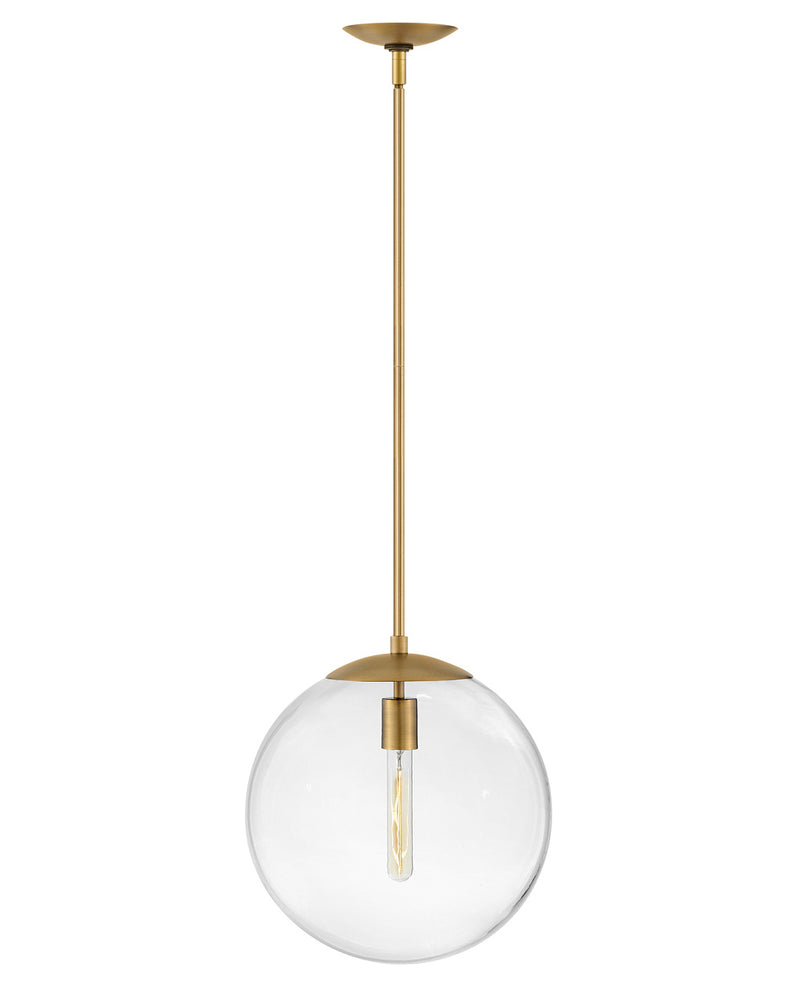 Hinkley - 3744HB - LED Pendant - Warby - Heritage Brass