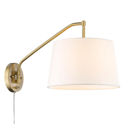 Golden - 3694-A1W BCB-MWS - One Light Wall Sconce - Ryleigh BCB - Brushed Champagne Bronze