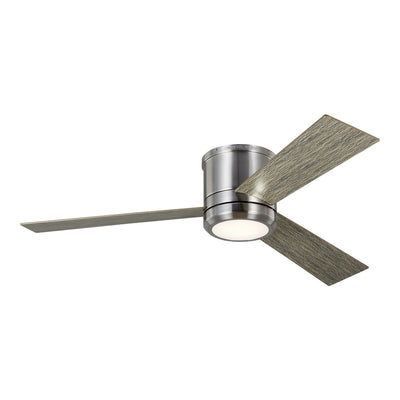 Visual Comfort Fan - 3CLMR56BSLGD-V1 - 56``Ceiling Fan - Clarity 56 - Brushed Steel
