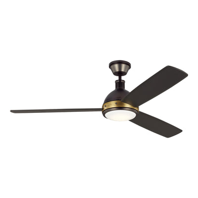 Visual Comfort Fan - 3HCKR60BNZHABD - 60``Ceiling Fan - Hicks - Deep Bronze