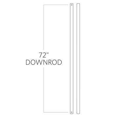 Visual Comfort Fan - DR72KOA - Downrod - Universal Downrod - Koa