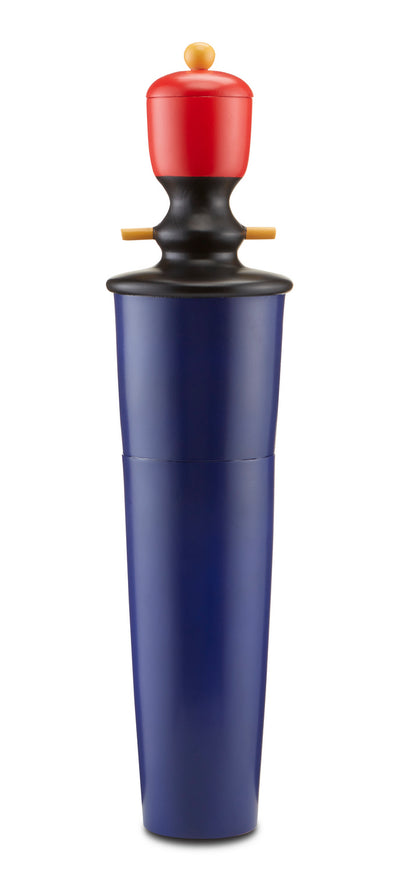 Currey and Company - 1200-0421 - Vase - Mister - Blue/Black/Red/Yellow