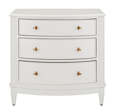 Currey and Company - 3000-0188 - Chest - Winterthur - Snow White/Brass