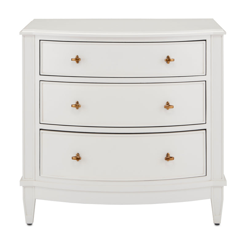 Currey and Company - 3000-0188 - Chest - Winterthur - Snow White/Brass