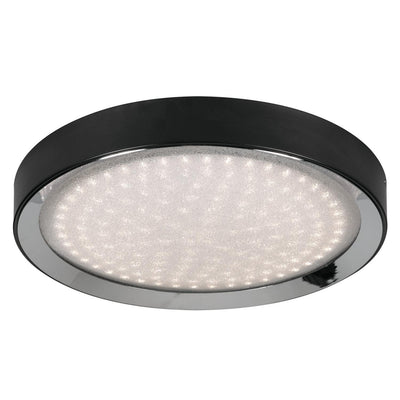 AFX Lighting - BLLF16LAJD1BKPC - LED Flush Mount - Belle - Black & Polished Chrome