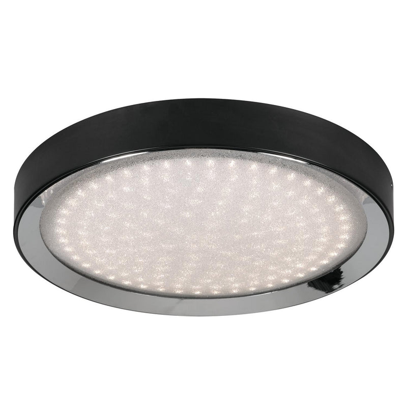 AFX Lighting - BLLF19LAJD1BKPC - LED Flush Mount - Belle - Black & Polished Chrome