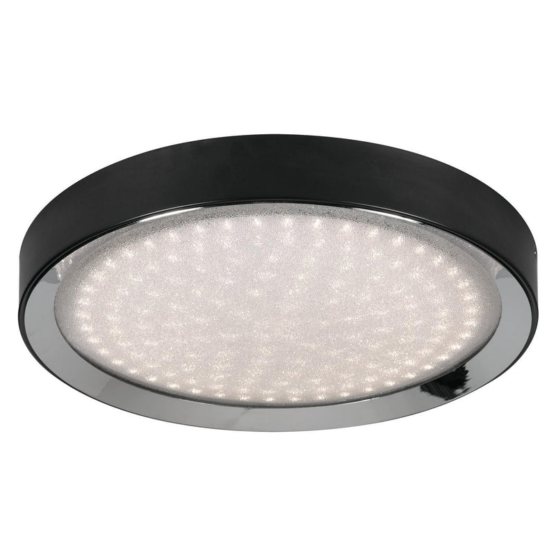 AFX Lighting - BLLF19LAJD1BKPC - LED Flush Mount - Belle - Black & Polished Chrome