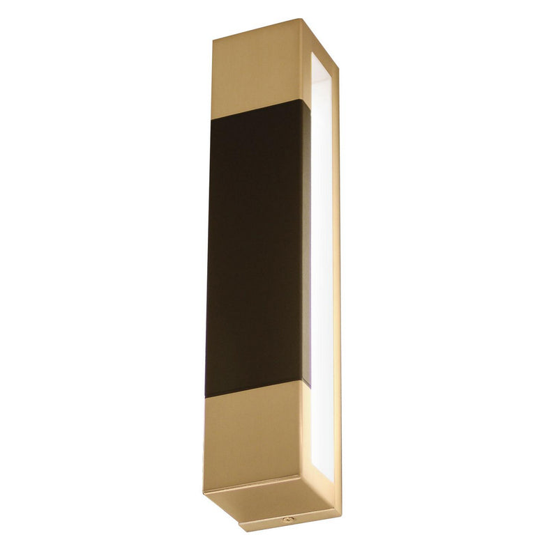 AFX Lighting - PTS3151200L30D1SBBK - LED Wall Sconce - Post - Satin Brass & Black