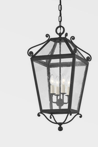 Troy Lighting - F4128-FRN - Four Light Exterior Lantern - Santa Barbara County - French Iron
