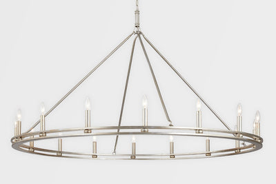 Troy Lighting - F6244-CPL - 16 Light Chandelier - Sutton - Champagne Silver Leaf