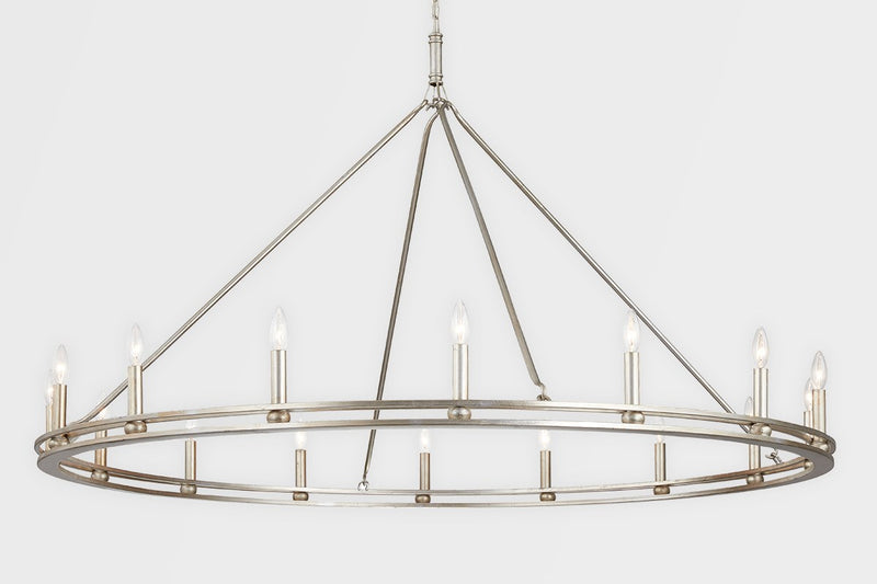 Troy Lighting - F6244-CPL - 16 Light Chandelier - Sutton - Champagne Silver Leaf