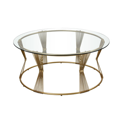 ELK Home - 1114-408 - Coffee Table - Jeanette - Gold Leaf