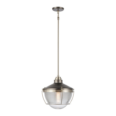 ELK Home - 16566/1 - One Light Pendant - Seaway Passage - Black Nickel