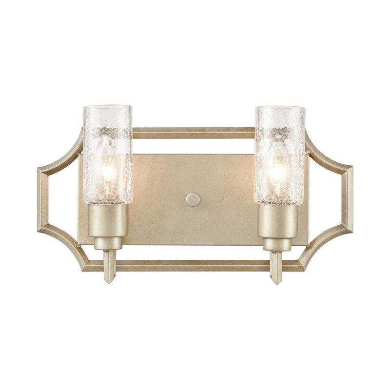 ELK Home - 33442/2 - Two Light Vanity - Cheswick - Aged Silver