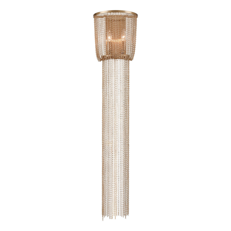 ELK Home - D4396 - Two Light Wall Sconce - Golden Thread - Aged Brass