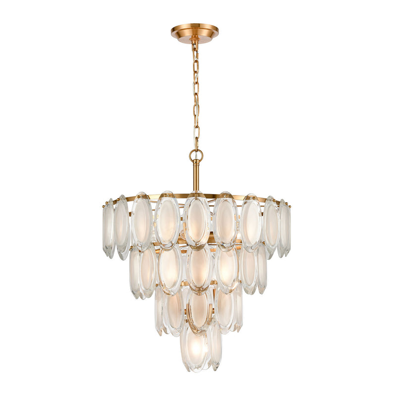 ELK Home - D4664 - Eight Light Chandelier - Curiosity - White