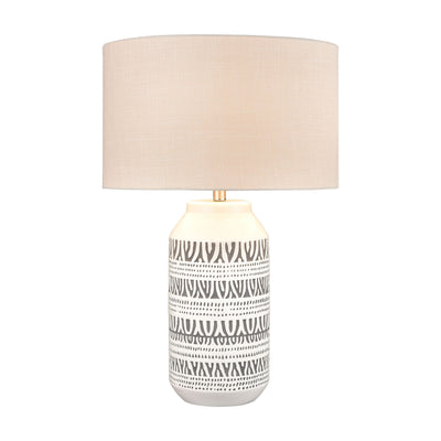 ELK Home - S0019-8044 - One Light Table Lamp - Calabar - White