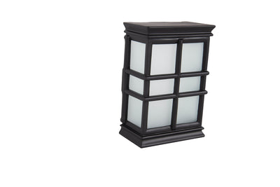 Craftmade - CH1505-FB-WG - Hand-Carved Window Pane Chime - Designer Chimes - Flat Black