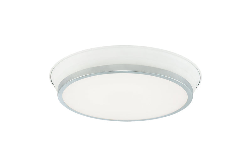 Matteo Lighting - M11202WHCH - Two Light Ceiling Mount - Jaxx - White / Chrome