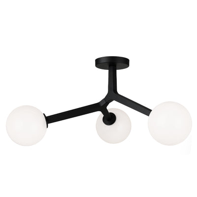 Matteo Lighting - X81503BKOP - Three Light Ceiling Mount - Rami - Black